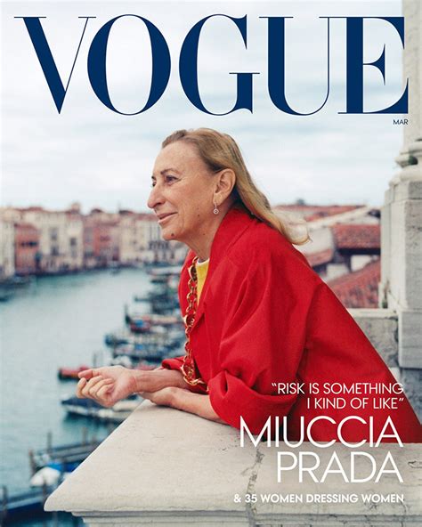 big della moda miuccia prada|miuccia prada cover.